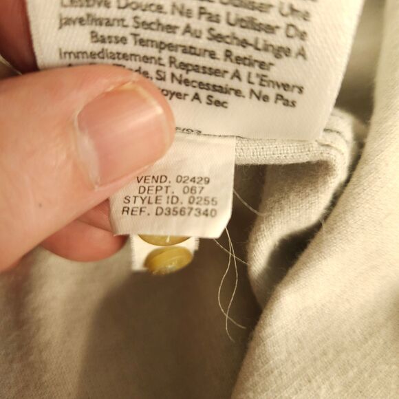 Eddie Bauer Mens Large Green Plaid Long Sleeve Button Down Shirt Shacket - Picture 4 of 7